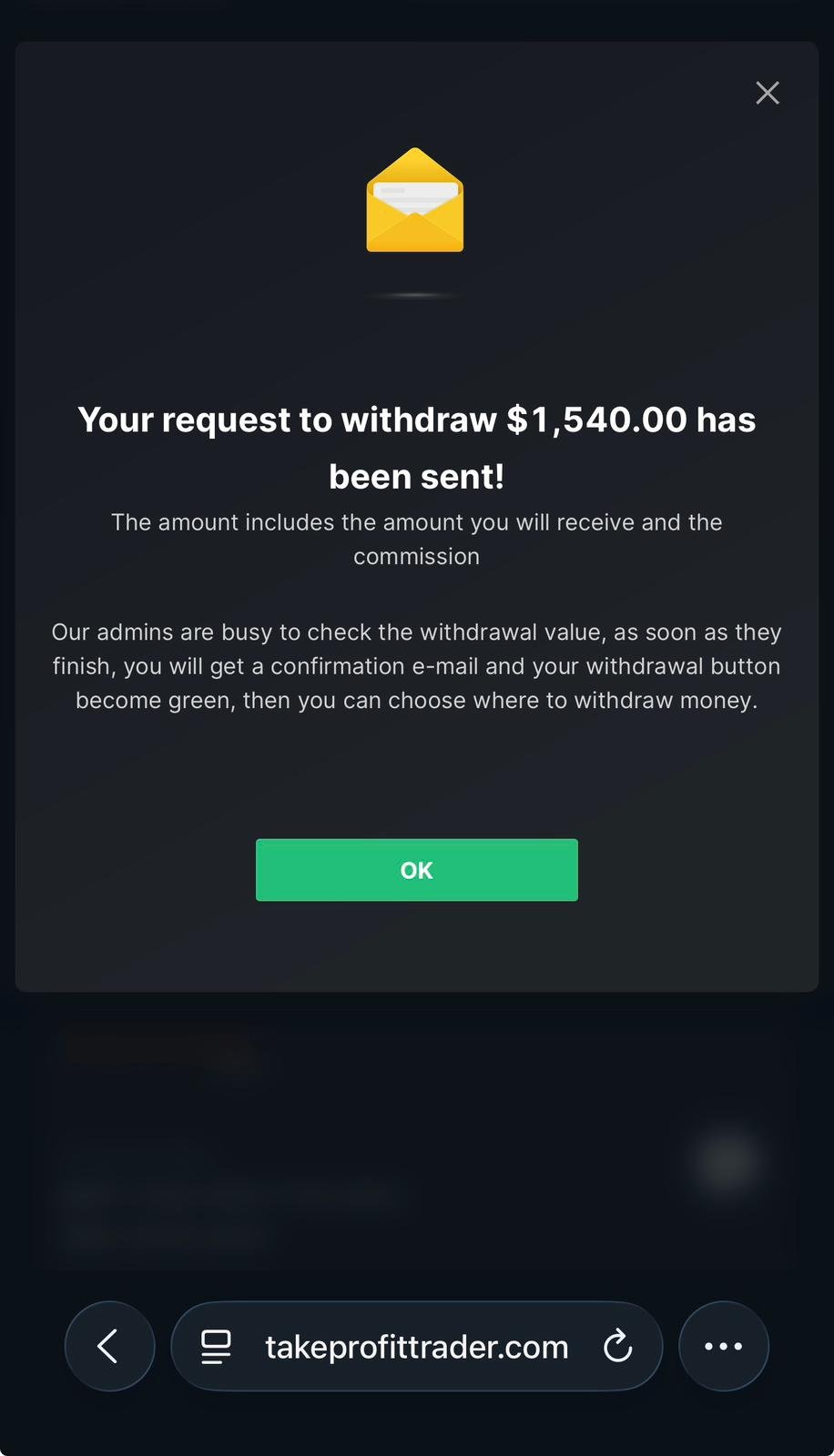Payout Confirmed