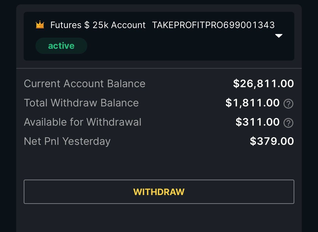 Account Balance