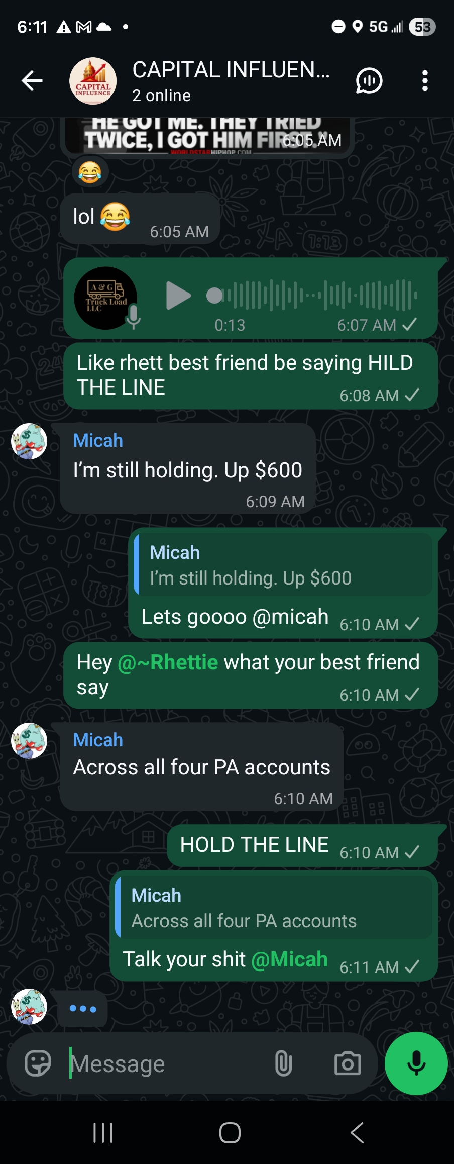 Micah testimonial